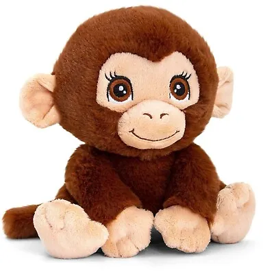 Monkey Plush Toy 16cm - 100% Recycled Eco Soft Teddy - Keel Adoptables • £9.95
