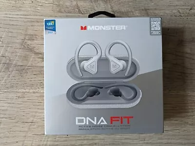 Monster DNA Fit Wireless Noise Canceling Bluetooth Earbuds - White • $50