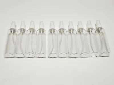 Clear 4oz Plastic Spray Mist Travel Bottles 12pk • $16