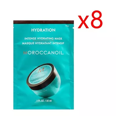 8 X Moroccanoil Intense Hydrating Mask For Medium To Thick Dry Hair 30ml=240ml • $23.99