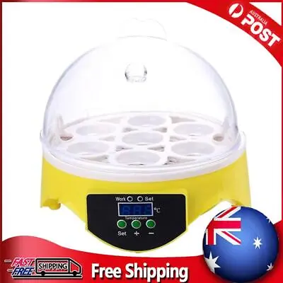 7 Egg Incubator Poultry Incubator Brooder Digital Temperature Control (US) • £21.92