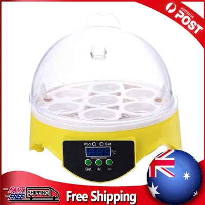 7 Egg Incubator Poultry Incubator Brooder Digital Temperature Control (US) • £21.92