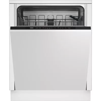 Beko DIN15X20 Fully Integrated Dishwasher - Black - 13 Place Settings - Built... • £288.99