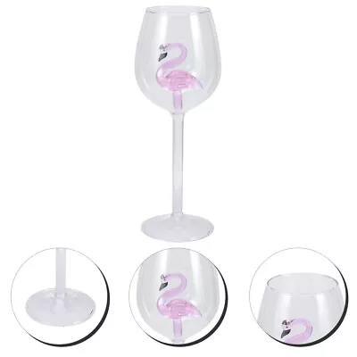 Flamingo Cocktail Glasses For Luau Party Decor • £14.19