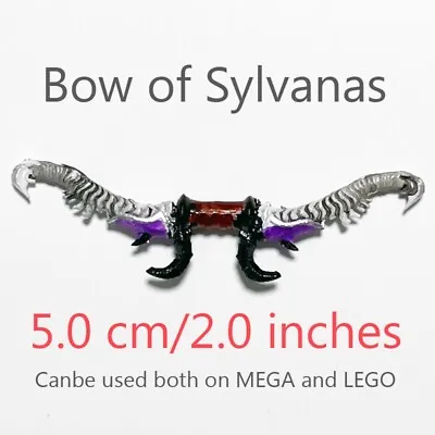 Mega Bloks Construx World Of Warcraft Style Bow Of Sylvanas *HANDMADE* Weapon • $9.90