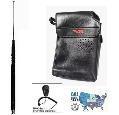 Yaesu FT-817ND Accessory Bundle - Yaesu Soft Carry Case DTMF Mic & MFJ Ant. !! • $233.89