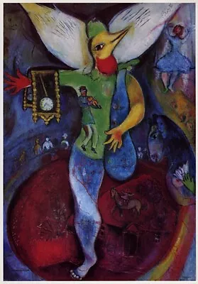 Marc Chagall: 1972 Fine Color Art Print:  The Juggler  • $16.85