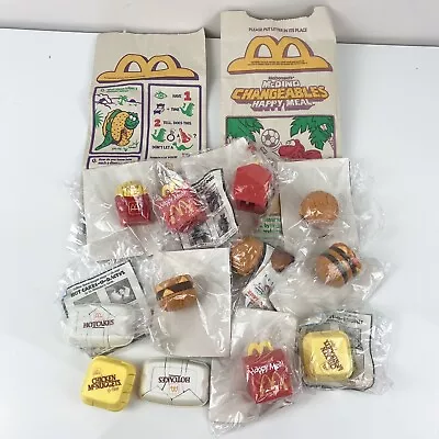 LOT OF 12: McDonald’s McDino Changeable’s Happy Meal Toys: Vintage Sealed/Open • $59.99