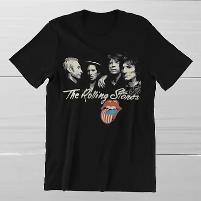THE ROLLING STONES T-Shirt Mick Jagger 60s English Rock Band Ringspun Cotton Tee • $12.95