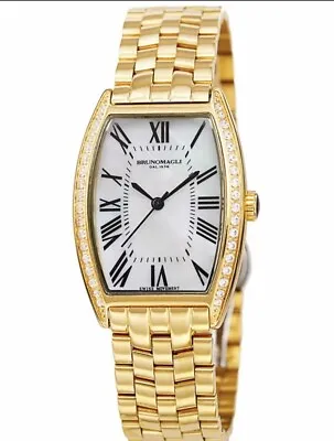 Bruno Magli Womens Diana Limited Edition Diamond Bracelet Watch MSRP $1095 • $649.99