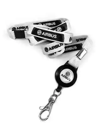 $13.48 • Buy Airbus Logo Tubular Lanyard + Badge Reel