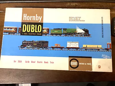 Hornby Dublo 2-Rail Set 2033 Box And 4 Wagons Only Excellent • £6.99