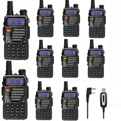 10x New Baofeng *UV-5R Plus*  V/UHF 2m/70cm Transceiver Ham Handheld 2-way Radio • $239.99