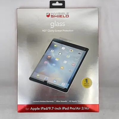 ZAGG InvisibleShield Glass Screen Protector 9.7 Inch IPad Pro IPad Air 2 Air • $15.98