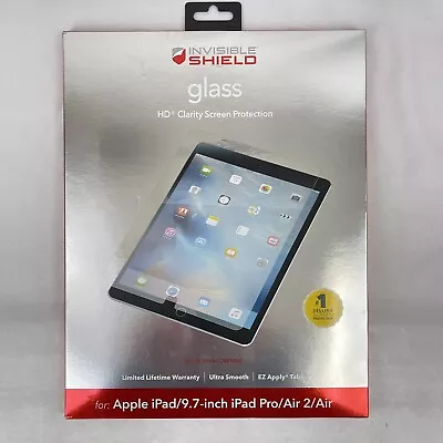 $15.98 • Buy ZAGG InvisibleShield Glass Screen Protector 9.7 Inch IPad Pro, IPad Air 2, Air