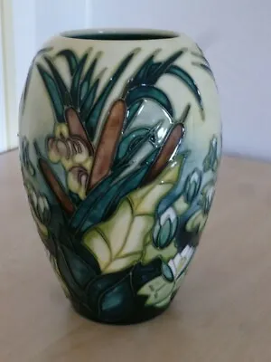 Moorcroft 1995 ‘Lamia’ Pattern Ovoid Shape Vase Depicting Pond Scene  • £125