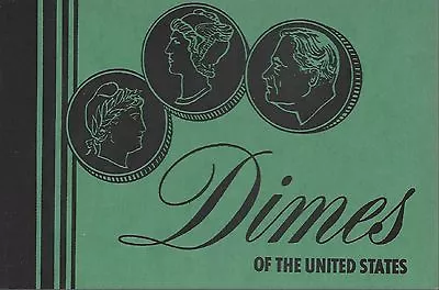 Dimes Of The United States Blank Meghrig Album Folder NOS Holds 42 Coins • $19.99
