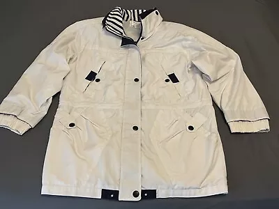 Women’s Mulberry Street Jacket Navy & White RN 49469 Size Medium • $35