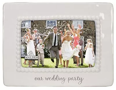 Malden 4x6 Ceramic Our Wedding Frame • $18.95