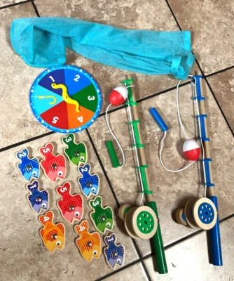 £9.57 • Buy Melissa And Doug Fishing Pole Magnetic Fish Game Toy -s