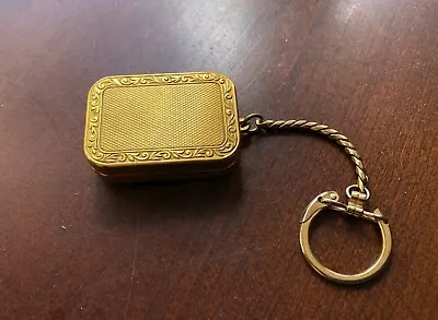 Vintage Reuge Miniature Music Box Key Chain Swiss Transport Systems Switzerland • $129