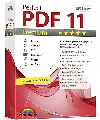 Perfect PDF 10 PREMIUM - PDF Reading & Editing Software With OCR Text • £52.85