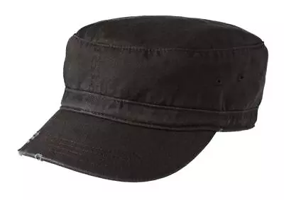 District Threads Distressed Military Style Hat DT605 • $12.75