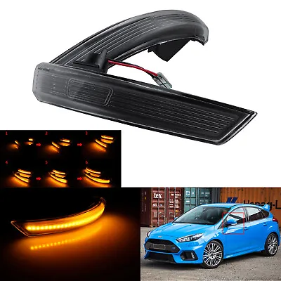 $20.81 • Buy For Ford Focus MK 2 3 2008-17 Dynamic LED Wing Mirror Indicator Light Mondeo Mk4