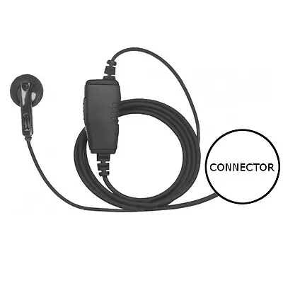 1-Wire Earbud Earpiece Inline PTT For Motorola EX GL GP PRO Series (See List) • $48.99