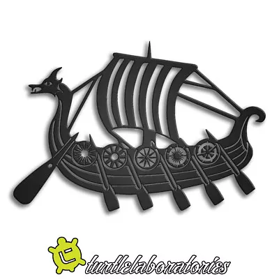 Viking Ship Metal Wall Sculpture Art Hanging Home Decor • $125