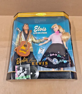 Barbie Loves Elvis Presley 2 Doll Set 1996 Mattel #17450 NIB • $128.23