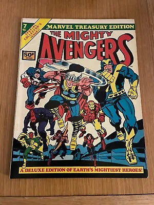 Marvel Treasury Edition THE MIGHTY AVENGERS #7 1975 VFN  Vision Lady Liberators • £7.99