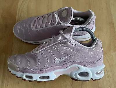 Nike Air Max Plus TN Suede Pink Women's US8 Great Condition CD7060-600 • $110