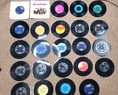 Mixed Vinyl Singles Job Lot Of 42 X  7   45rpm  1960s To 80s (A5) • £0.99