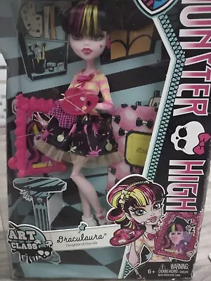 Monster High Art Class Draculaura  • $60