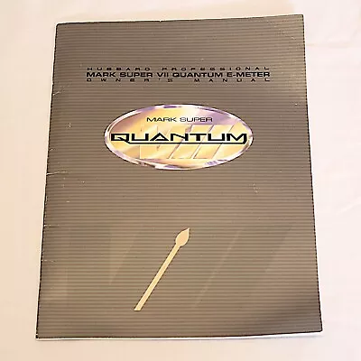 L Ron Hubbard Books Quantum E Meter Owners Manual Scientology Pub 1996 34 Pages • $48.65