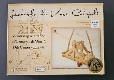 Pathfinders Leonardo Da Vinci's Catapult. Working Wood Model. New • $12.99