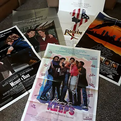 Lot Of 10 Original One Sheet Movie Poster 27x41 - 1970's -90's • $24