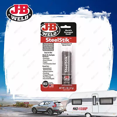 J-B Weld Steelstik Epoxy Putty Stick Repairs Or Rebuilds Anything Made Of Metal • $20.84