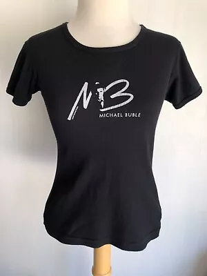 MICHAEL BUBLÉ (2005) Official Women's Concert Tour T-Shirt Size Medium • £18.31