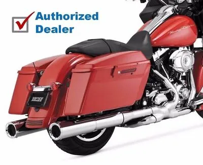 Vance & Hines Hi-Output Slip On Mufflers Exhaust 1995-2016 Harley Touring 16455 • $749.99