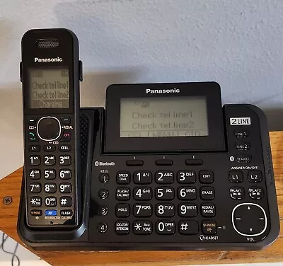 Panasonic KX-TG951  Link2Cell 2-Line Cordless Phone DECT 6.0 PLUS • $20
