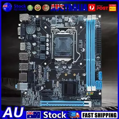 H61 Motherboard Support 2 X DDR3 PC Main Board Realtek 10/100 Mbps LAN Onboard • $38.99