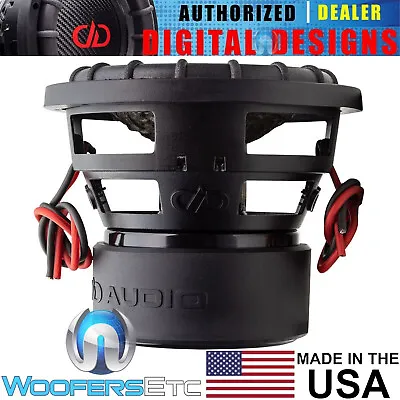 Dd Audio 2508f-d2 8  Usa Made Woofer 3200w Dual 2-ohm Subwoofer Bass Speaker New • $459