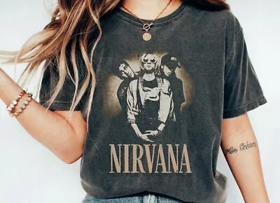 Nirvana Comfort Colors Classic Rock Vintage Retro Vintage Trendy Gifts • $35.42