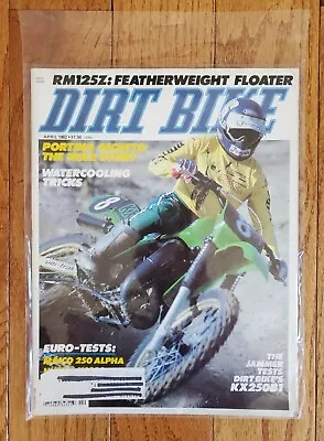 Dirt Bike Magazine April 1982 Mx Motocross Supercross Maico 250 Kawasaki Kx250b1 • $24.99