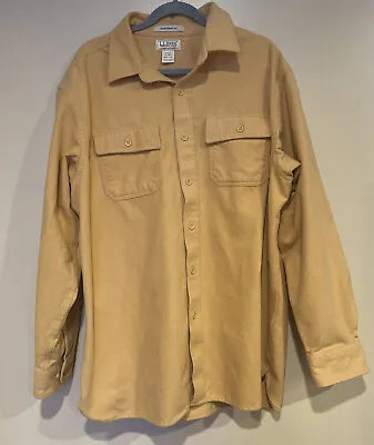 $20 • Buy Vintage LL Bean Chamois Cloth Button Up Shirt Men's XL