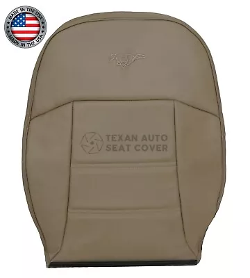 1999 2000 2001 Ford Mustang V6 Base Driver Lean Back Leather Seat Cover Tan • $189.99