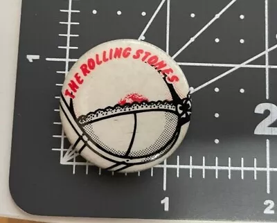 Vintage 1978 Rolling Stones Some Girls Promo Button Bra Pin Badge • $15