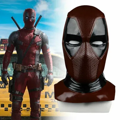 New Deadpool Mask PVC Cosplay Superhero Deadpool Halloween Mask Helmet Props • $25.85